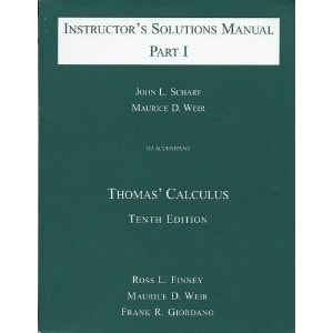 Calculus: Instructor Solutions Manual Part 2