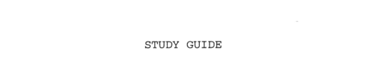 Macroeconomics Study Guide