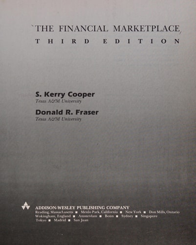 The Financial Marketplace