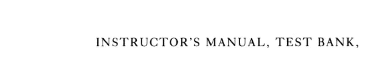 Instructor's Manual for International Marketing