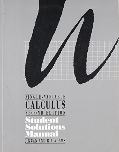 Student Solutions Manual for Single Variable Calculus