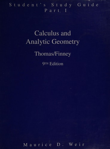 Student Study Guide Part 1 for Calculus