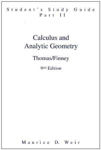 Student Study Guide: Calculus