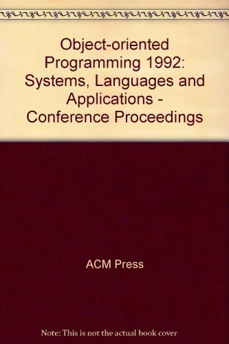 ACM OOPSLA Conference Proceedings 1992