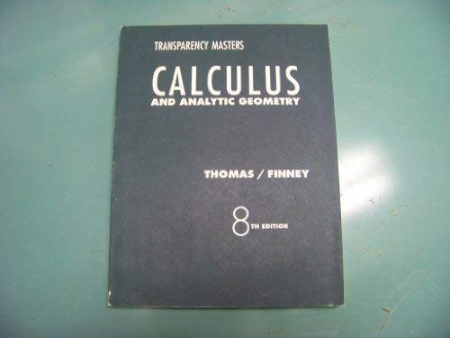 Transparency Masters: Calculus and Analytic Geometry