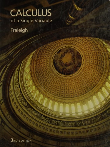 Calculus of a Single Variable