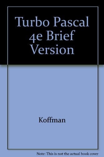 Turbo Pascal Problem Solving and Program Design