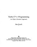 Turbo C++ Programming: An Object-Oriented Approach
