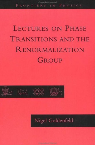 Lectures on Phase Transitions and the Renormalization Group