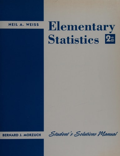 Elementary Statistics Student Solutions Manual