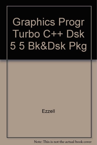 Graphics Progr Turbo C++ Dsk 5 5 Bk&Dsk Pkg