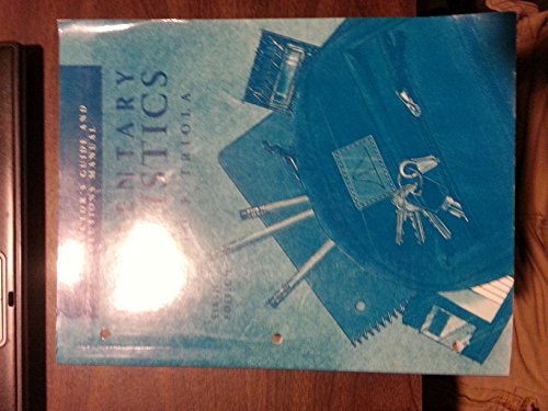 Elementary Statistics: Instructor's Guide and Solutions Manual