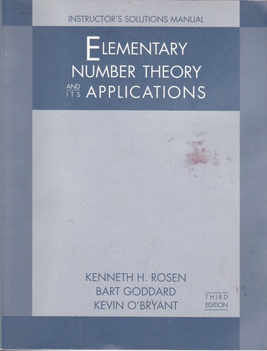 Student Solutions Manual for Elementary Number Theory