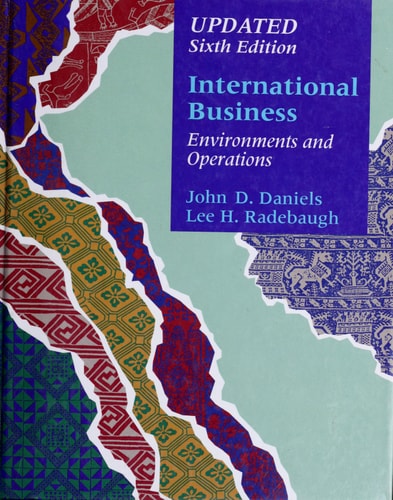International Business: Environments and Operations