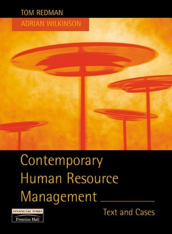 Contemporary Human Resource Management: Text and Cases