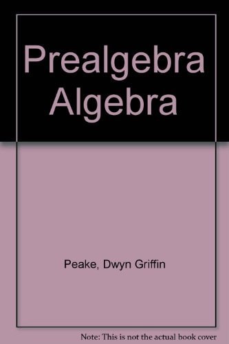 Prealgebra Algebra