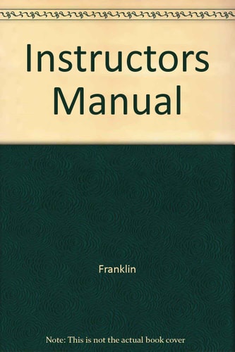 Feedback Control of Dynamic Systems: Solutions Manual