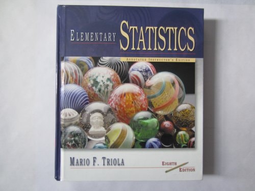 Elementary Statistics: Annotated Instructor's Edition