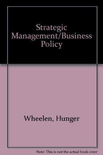 Strategic Management/business Policy