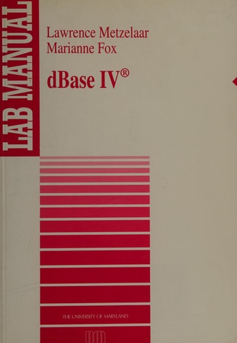 Lab Manual: dBase IV