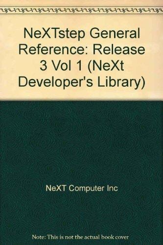 NeXTSTEP General Reference: Release 3