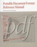 Portable Document Format Reference Manual