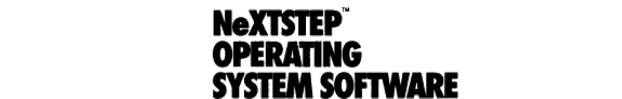 NeXTSTEP Operating System Software: Release 3
