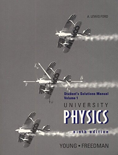 University Physics Vol. 1: Student's Solutions Manual