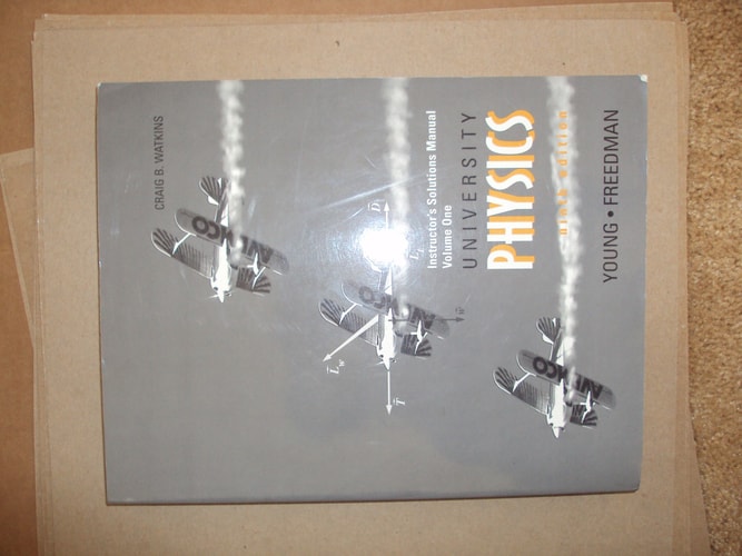 University Physics: Instructor's Solutions Manual