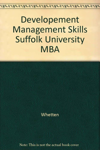 Development Management Skills: Suffolk University MBA