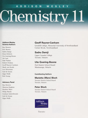 Chemistry 11