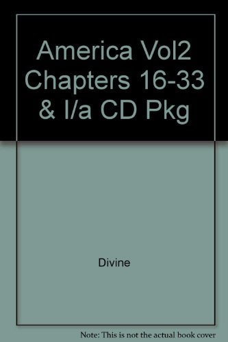 America Past and Present: Chapters 16-33