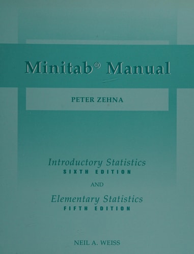 Introductory Statistics: Minitab Manual