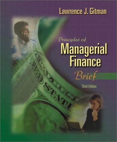 Principles of Managerial Finance: Brief