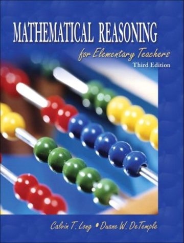 Mathematical Reasoning for Elementary Teachers
