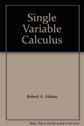 Single Variable Calculus