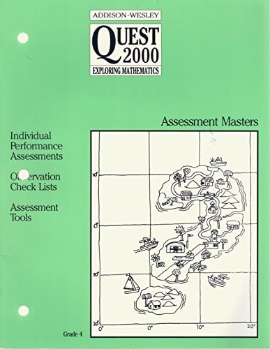 Quest 2000: Exploring Mathematics Assessment Masters Grade 4