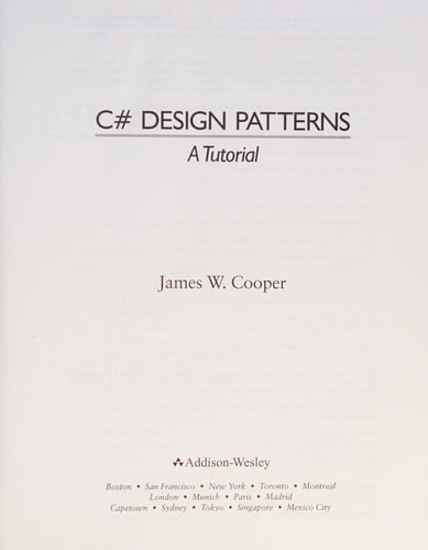C# Design Patterns: A Tutorial