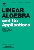 Linear Algebra and Its Applications