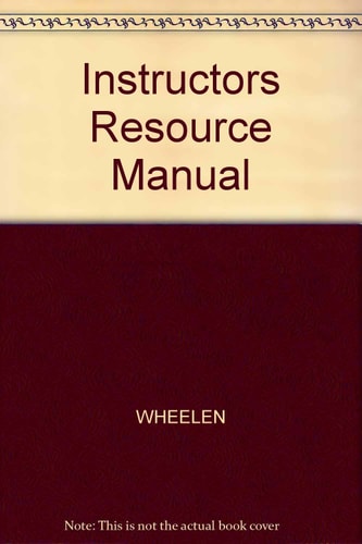 Instructor's Resource Manual