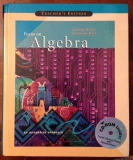 Focus on Algebra: With Teacher's Resource Planner CD-ROM