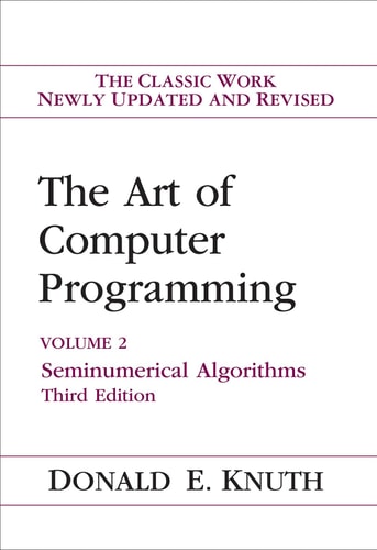 The Art of Computer Programming: Seminumerical Algorithms, Volume 2