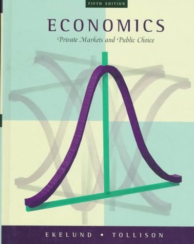 Economics: Private Markets and Public Choice