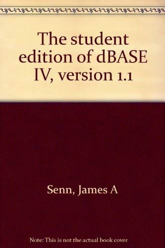 dBASE IV: Version 1.1 (Student Edition)