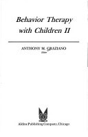 Behavior Therapy With Children