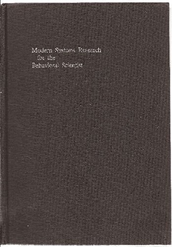 Modern Systems Research for the Behavioral Scientist: A Sourcebook
