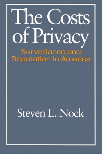 The Costs of Privacy Surveillance and Reputation in America