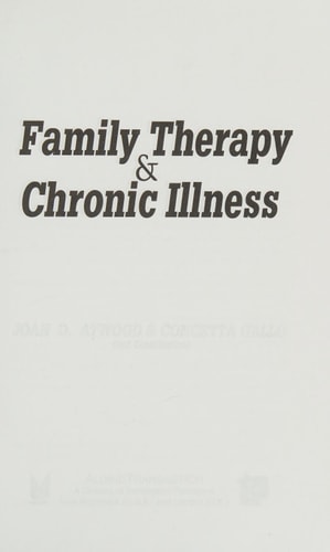 Family Therapy and Chronic Illness