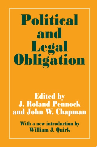 Political and Legal Obligation