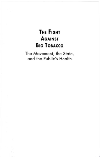 The Fight Against Big Tobacco